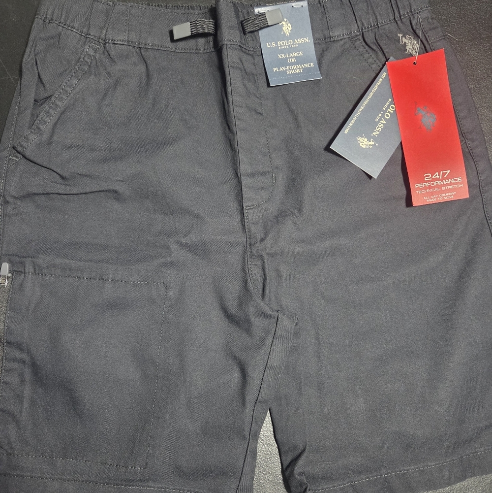 U.S. Polo Assn. Charcoal Shorts